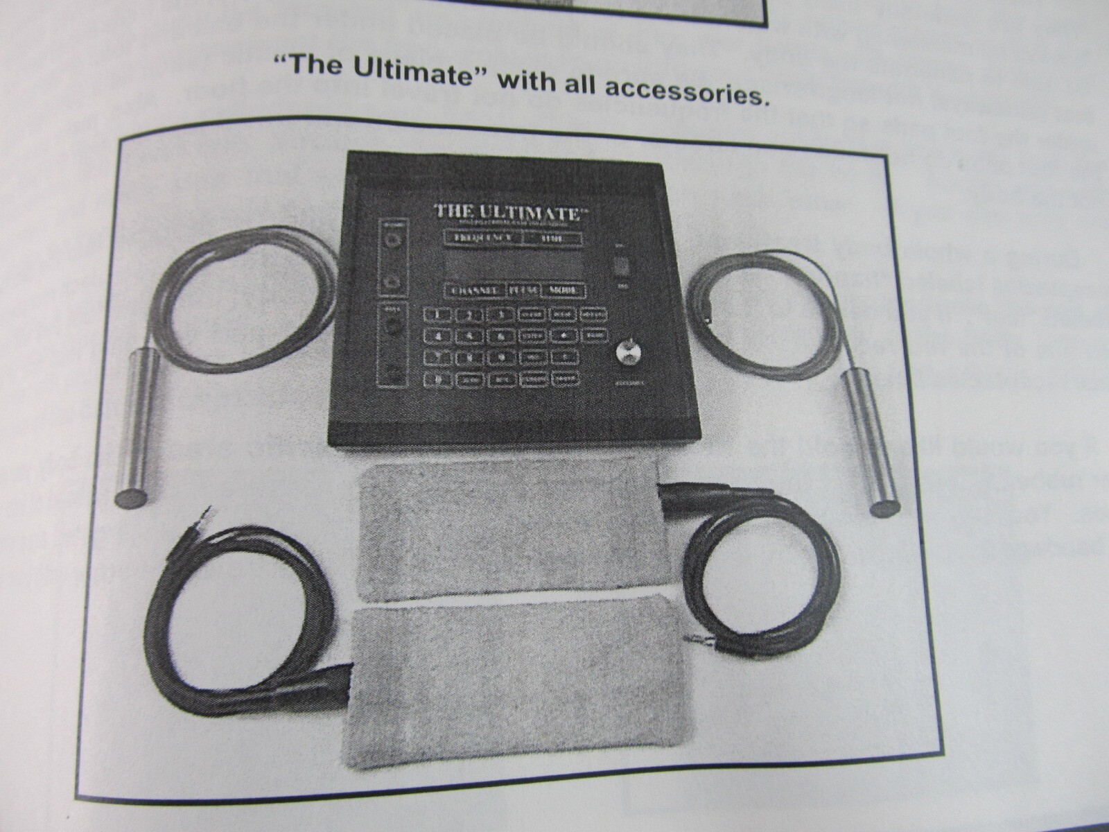The Ultimate Bio-Active Frequency Instrument Advanced Rife w/ Probes, Manual
