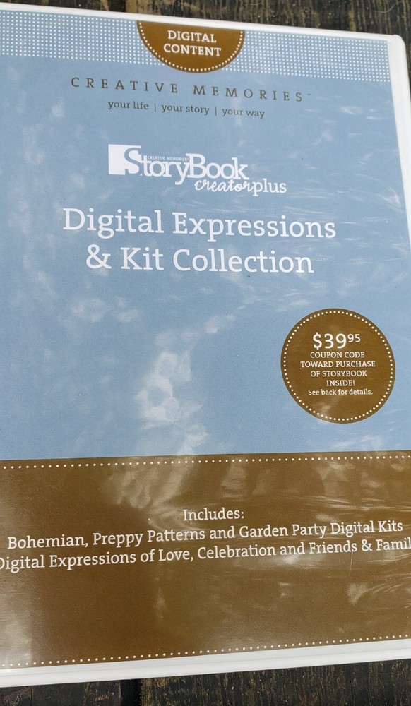 Creative Memories StoryBook Creator Plus Digital Expressions Software