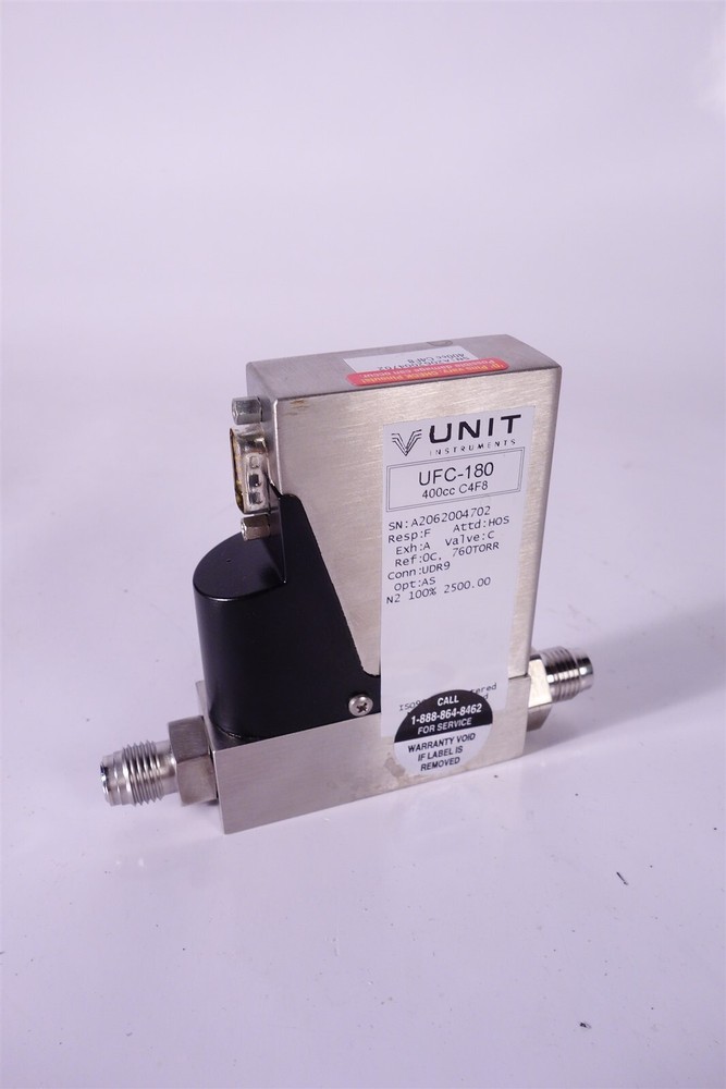 Unit Instruments UFC-180 Mass Flow Controller O2 200cc