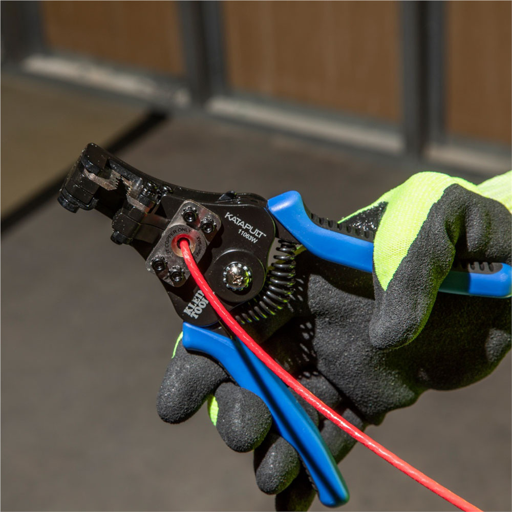 Klein Tools Katapult Wire Stripper and Cutter for Solid and Stranded Wire