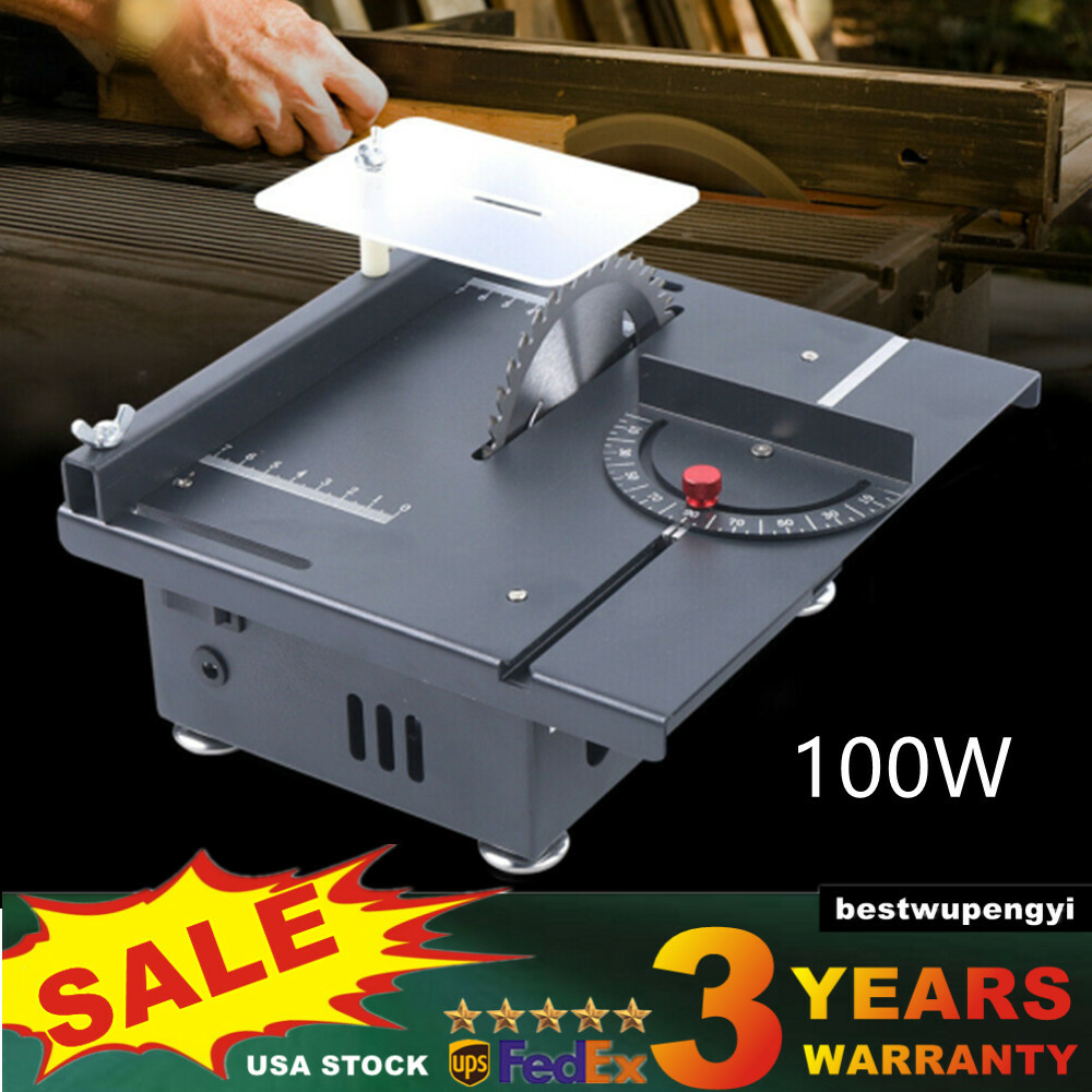 Portable Compact mini Table Saw DIY Projects Work Shop Cutting Depth: 40mm.