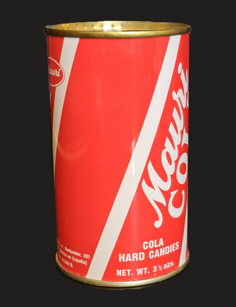 Mauri Cola Caramelos Candy Can From Barcelona Spain Empty Can