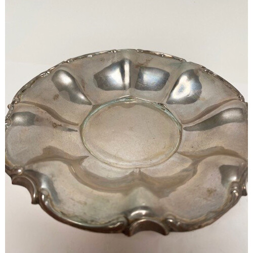 Sterling Silver Small Dish, 2.43ozt 6x1"