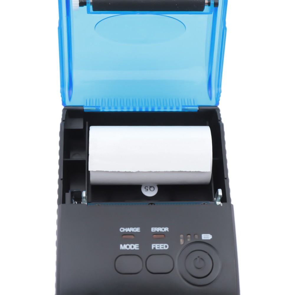 Portable Bluetooth Thermal Label Printer 90mm/S Wireless POS Receipt Handheld