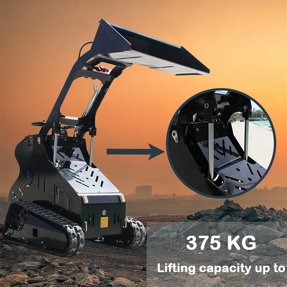 Mini Skid Steer 13.5HP Track Loader Hydraulic Gasoline Engine