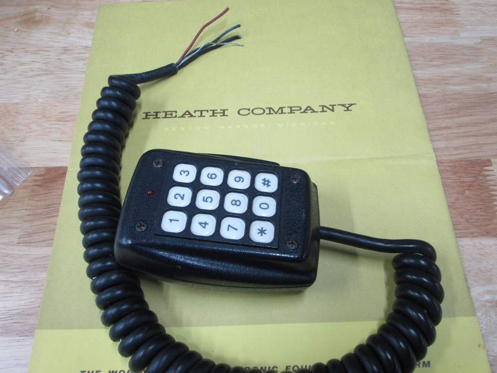 Heathkit HW-2036 FM Transceiver  Microphone with Keypad