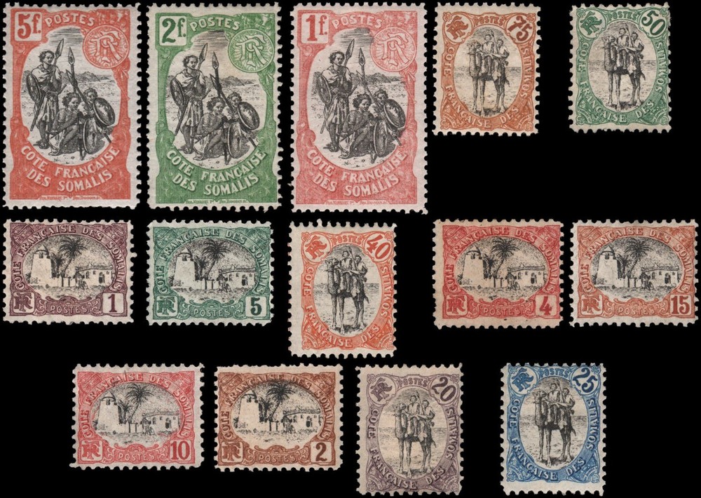 Somali Coast #49-63 set MH