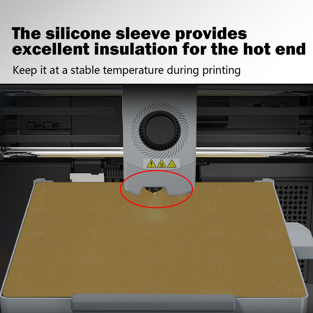 Silicone Sleeve Set for Flashforge AD5X 3D Printer Extruder and Hotend