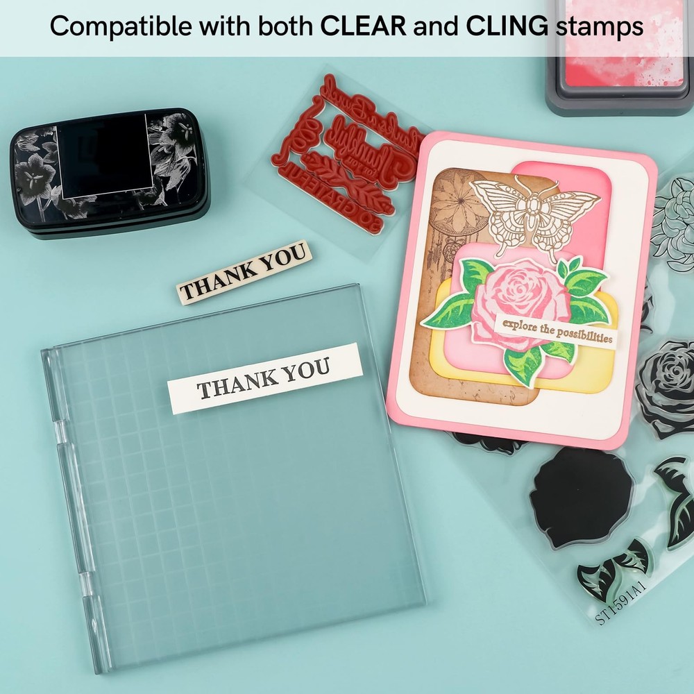 6.3x6.3 Inch Precise Stamp Platform Grid Lines Positioning Tool Stamping