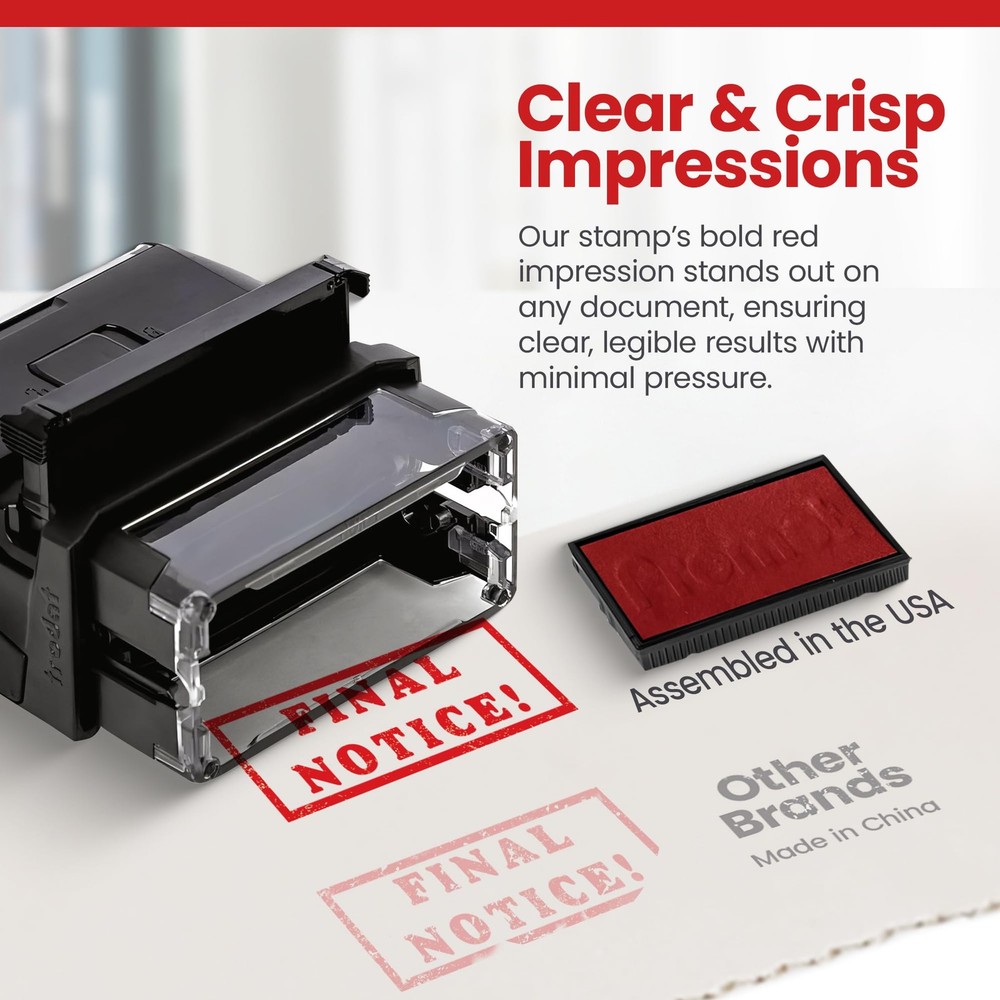 Final Notice - Self Inking Rubber Stamp - Ink Stamps