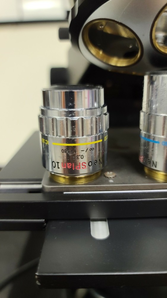Olympus Microscope Objective NeoSPlan 10 Infinity Corrected 0.30 / f=180 / IC10