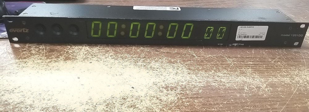 Evertz 1201DD Network Digital Display Clock