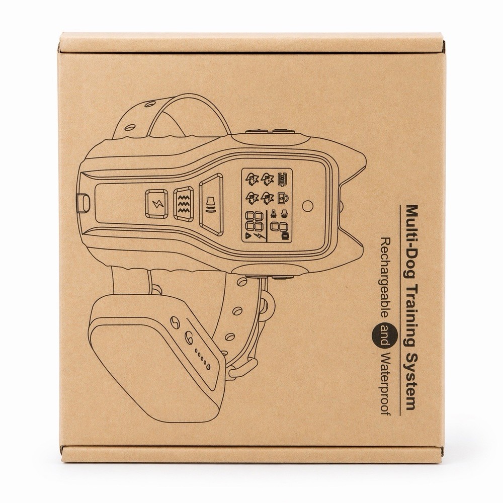 Multi-Dog Training System Rechargeable Waterproof Remote Collar, Vibration/Shock