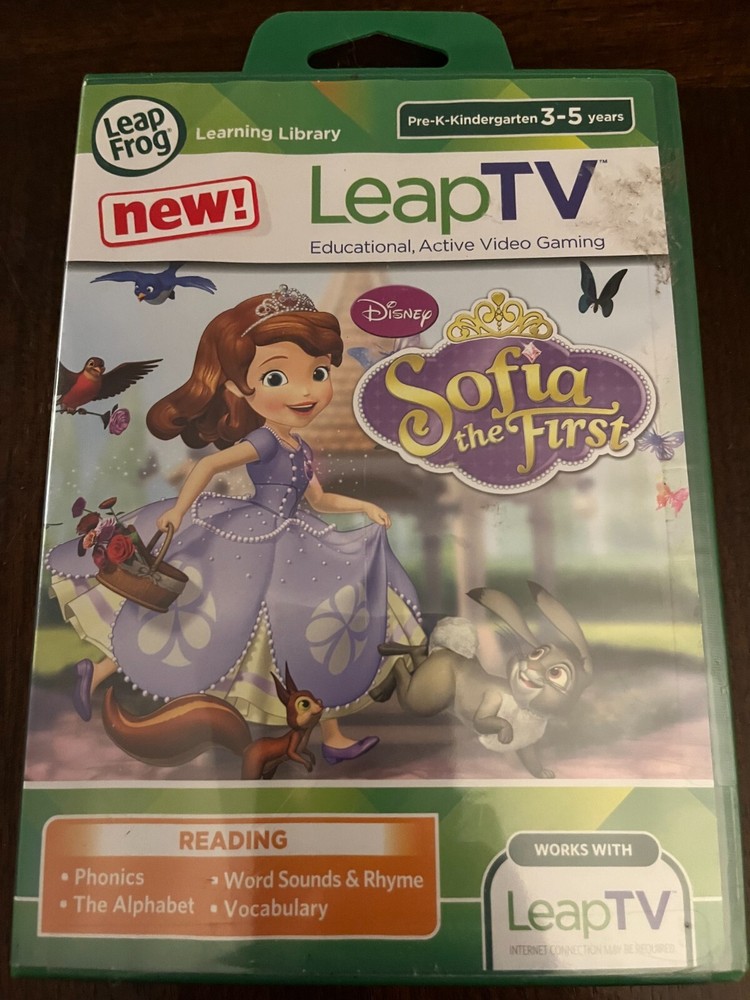 Leap Frog LeapTV Disney Sofia The First Educational Active Learning Video Game