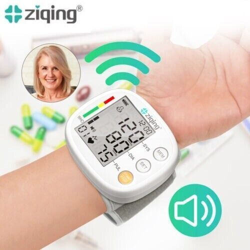 Automatic LCD Wrist Blood Pressure Monitor BP Machine Heart Rate Machine