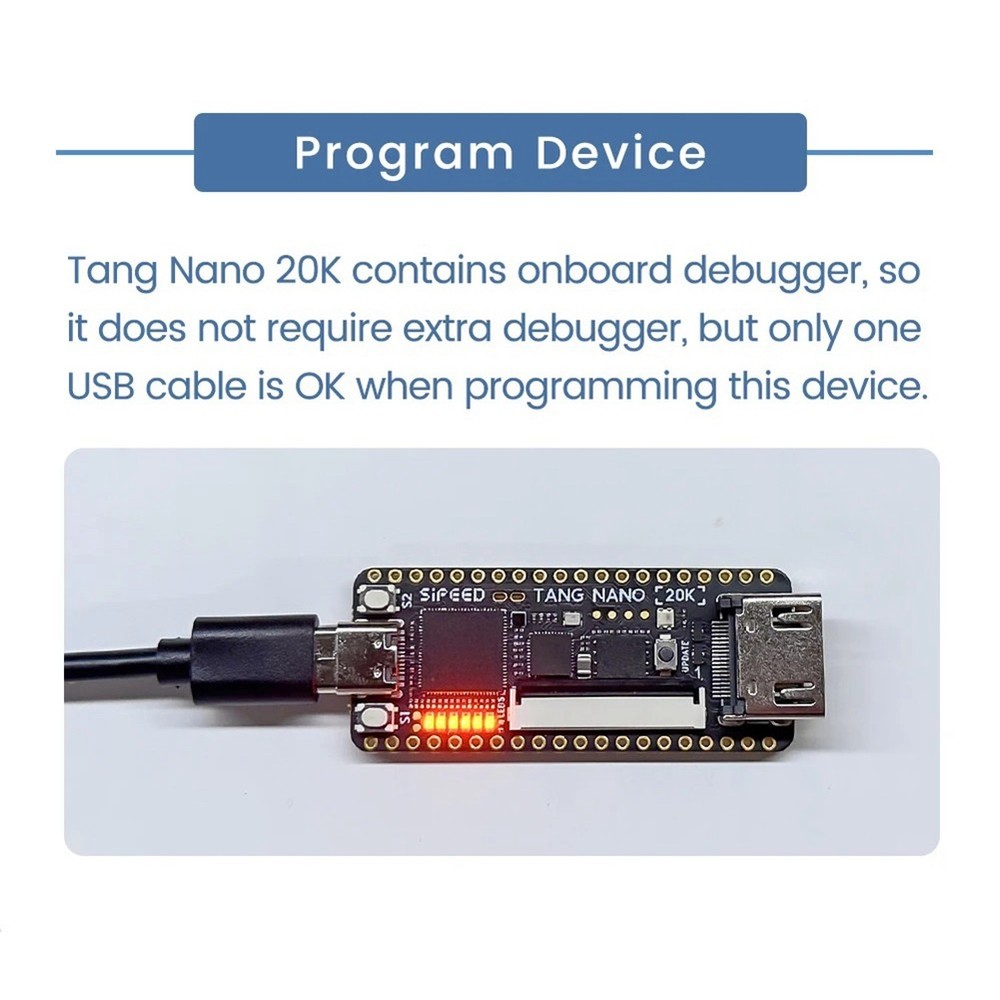 20K FPGA Development Board RISCV Linux for Retro Game Player Y9H98108