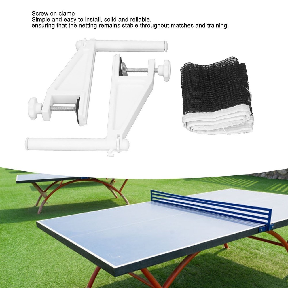 Table Tennis Net and Post Set Folding Adjustable Easy Setup Portable