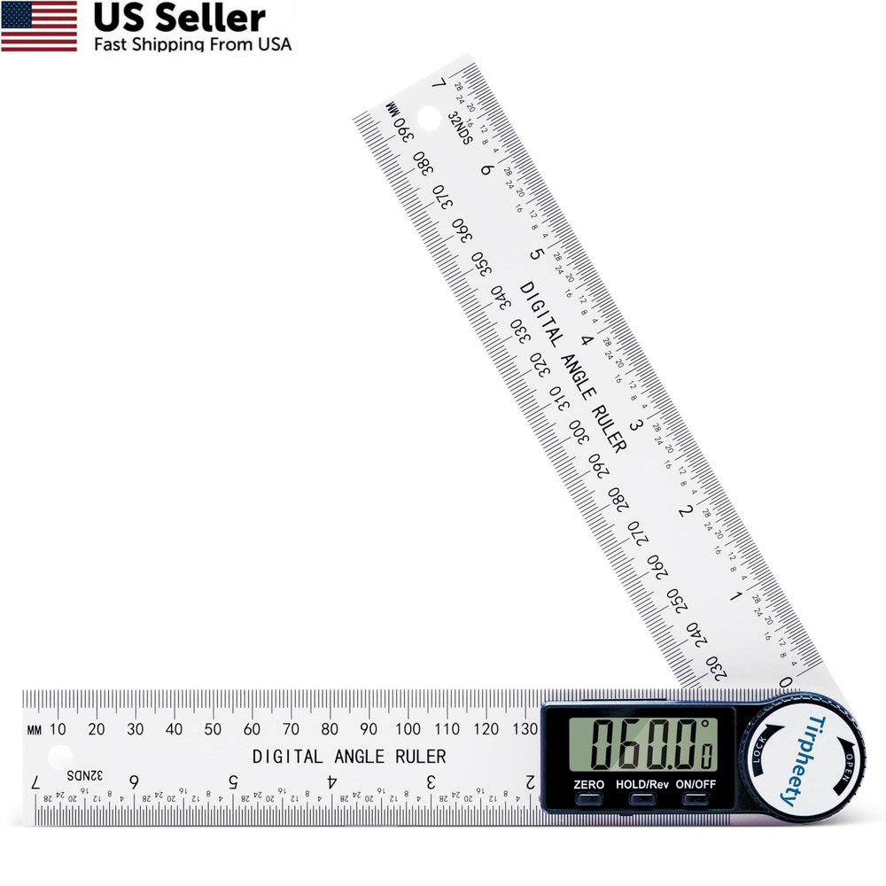 Digital Angle Finder Protractor 7in 3rd Gen Quick Display Measuring Tool FROM US