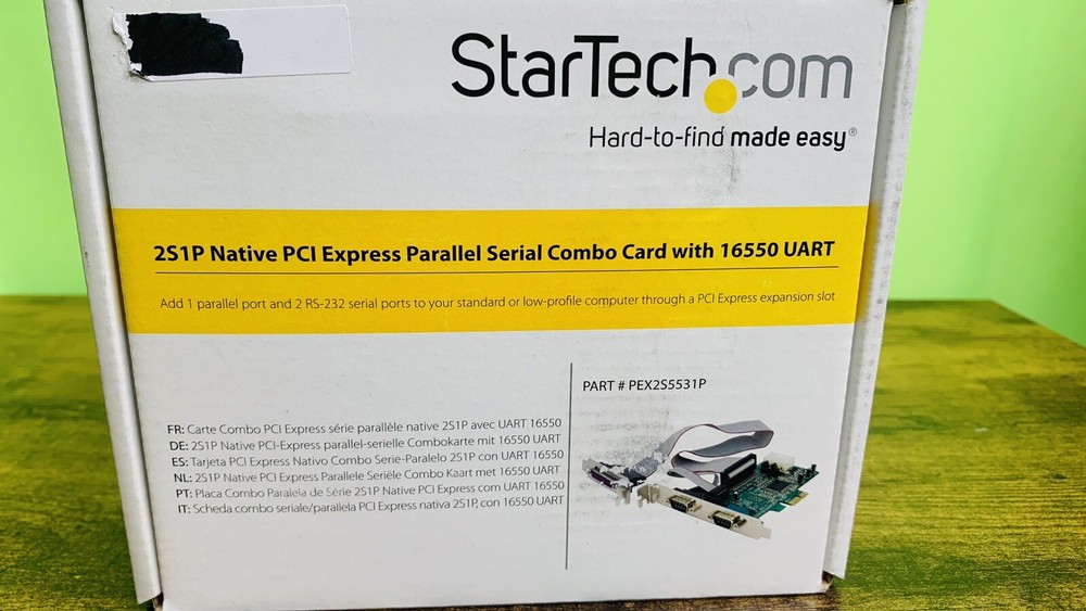 2S1P Native PCI Express Parallel Serial Combo Card with 16550 UART StarTech