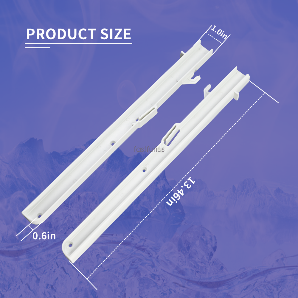 Replacement for Subzero Ice Bucket Slides - Left & Right 7014649 & 7014661