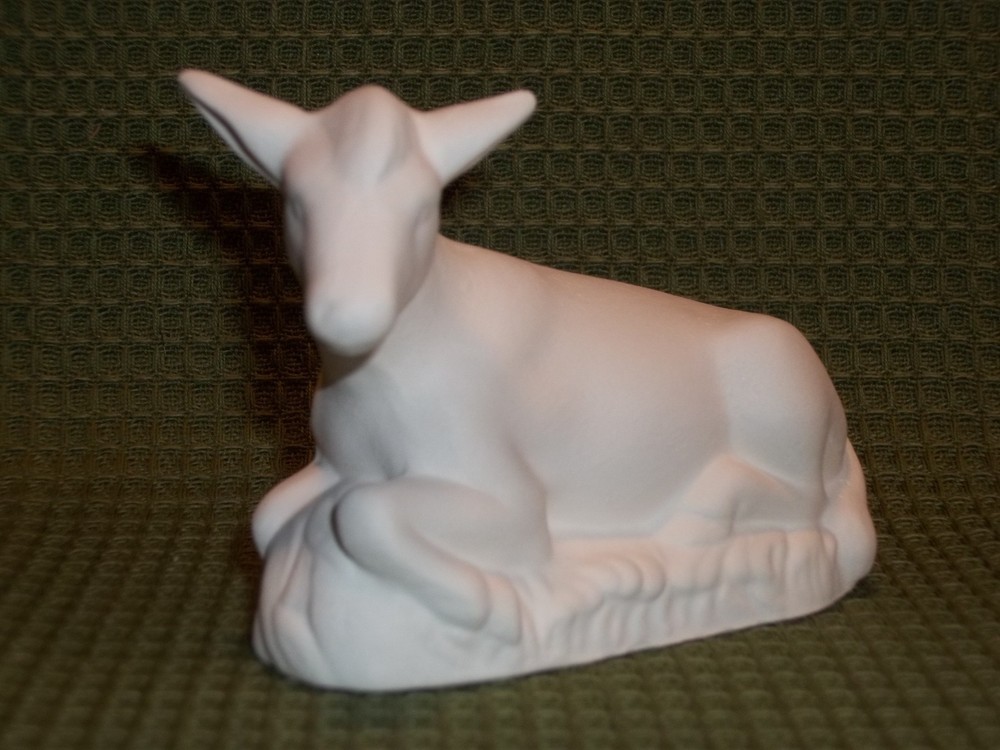 Nativity Scene Donkey ~ Ceramic Bisque Ready to Paint