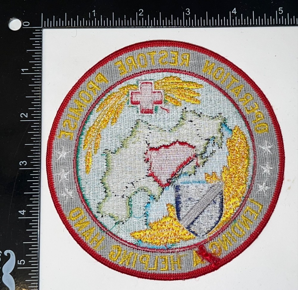 USAF US Air Force Operation Restore Promise Lending A Helping Hand Patch