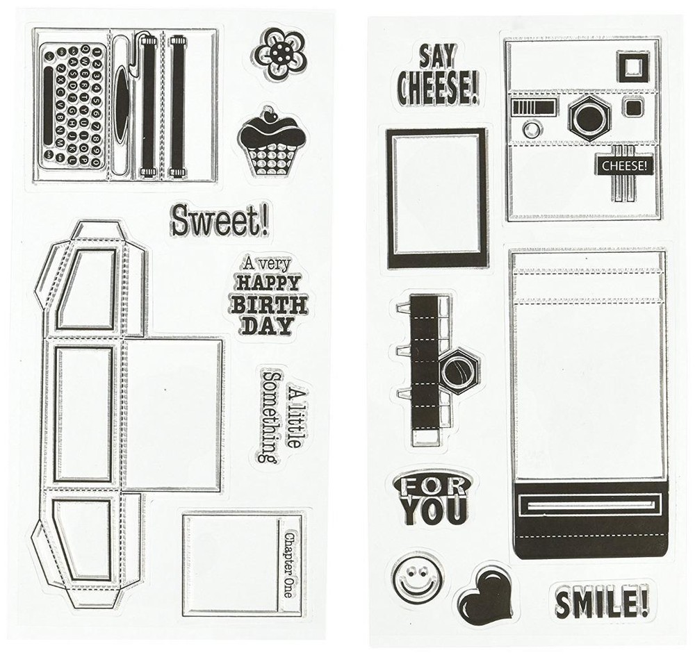 Inkadinkado Camera & Typewriter Paper Sculpture