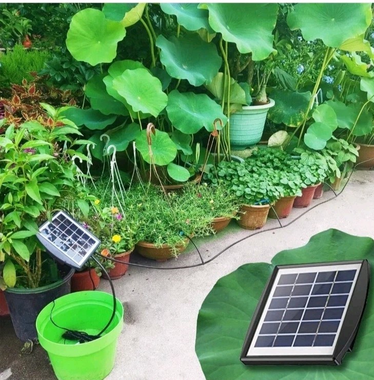 Solar Powered Automatic Complete Drip Irrigation Kit for Garden & Plant Pots