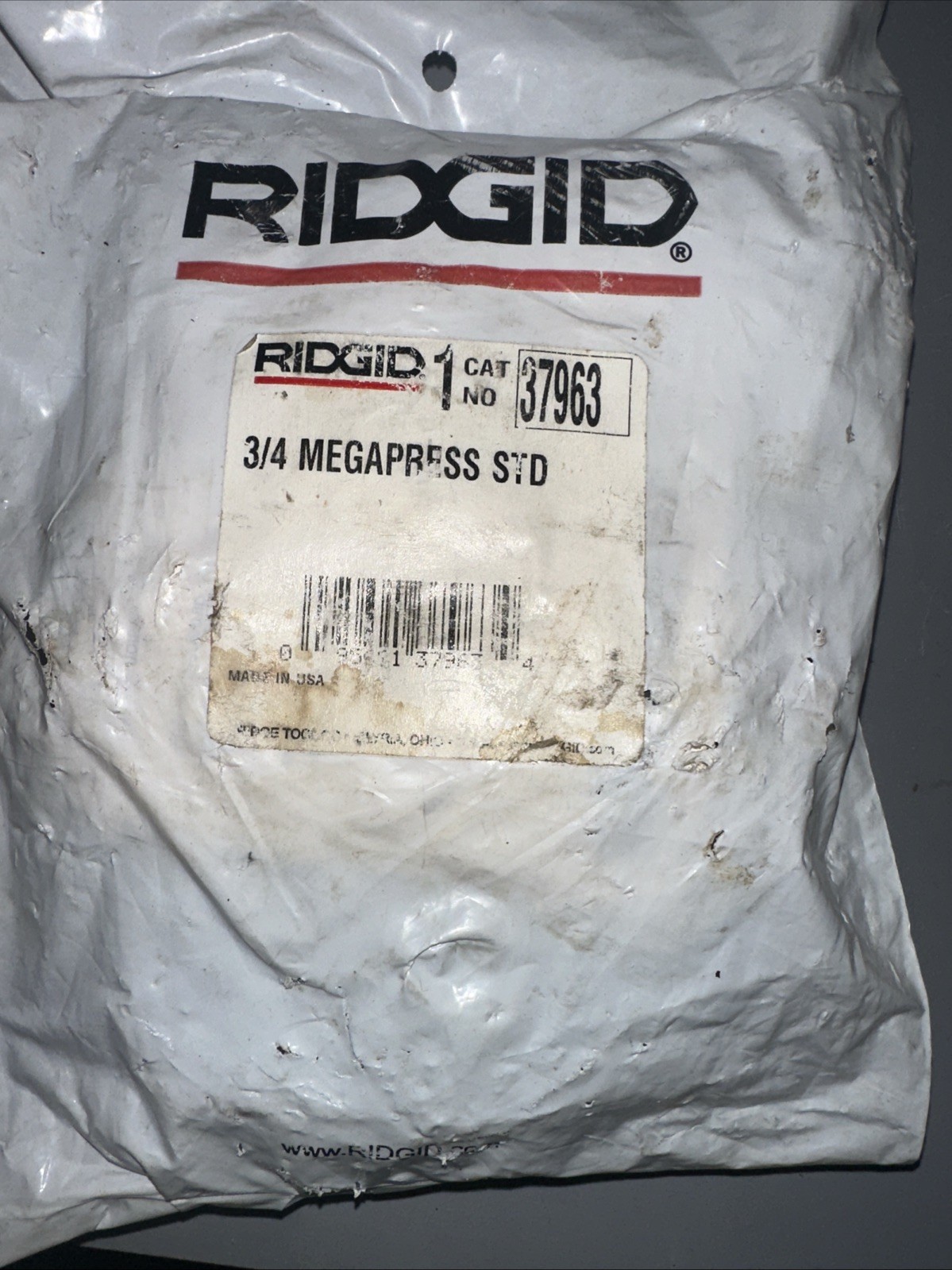 Rigid Ring 3/4” Mega Press STD Cat # 37963