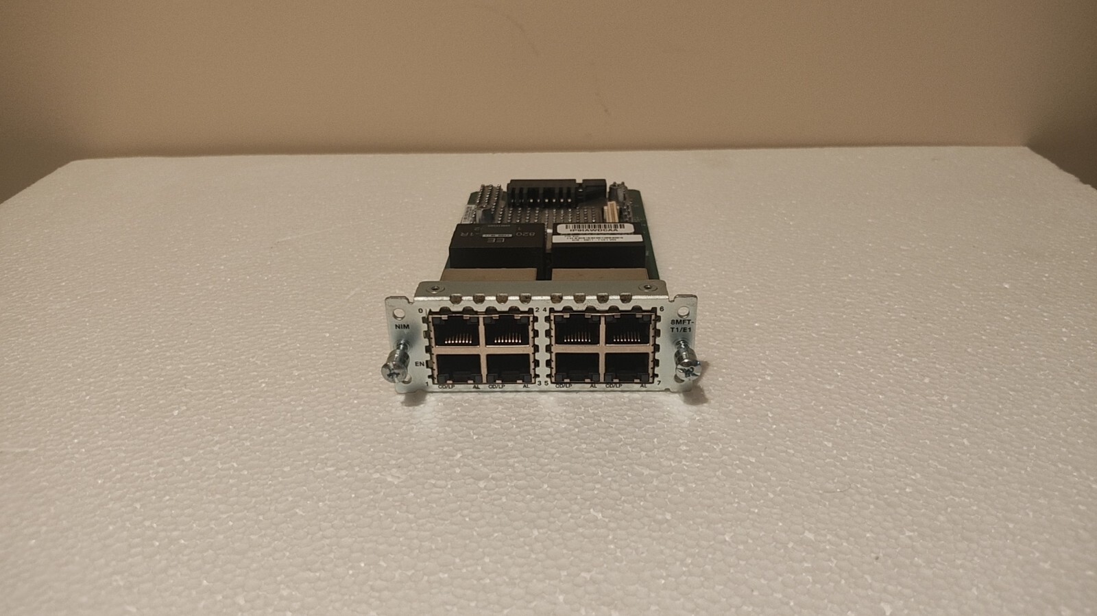 CISCO NIM-8MFT-T1/E1 8x T1/E1 Multiflex Trunk Voice/WAN Module for ISR 4300 4400