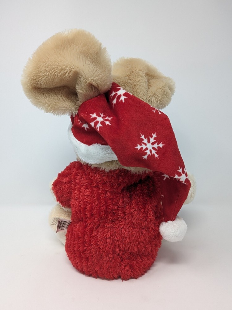 Singing, Toe Tapping Dan Dee Christmas Mouse Plush Tested 