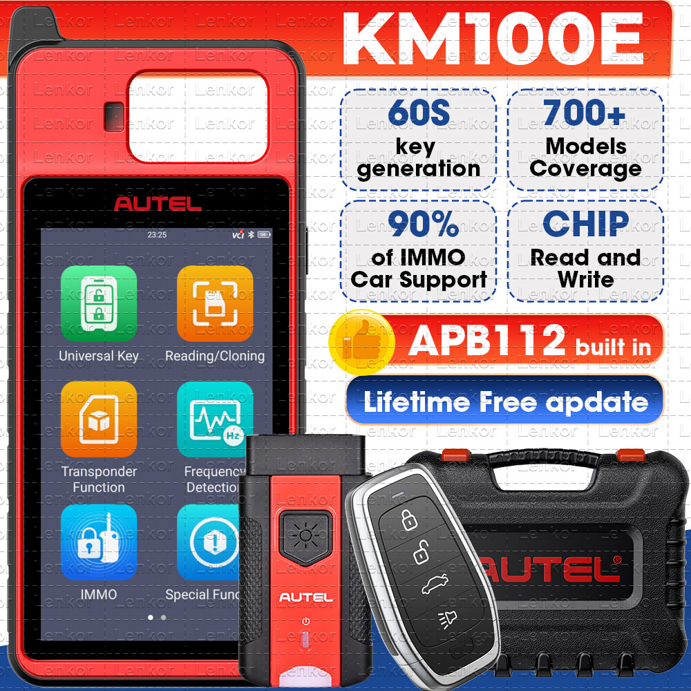 Autel MaxiIM KM100 KM100E KM100X Key Fob Programming Tool Programmer Immobilizer