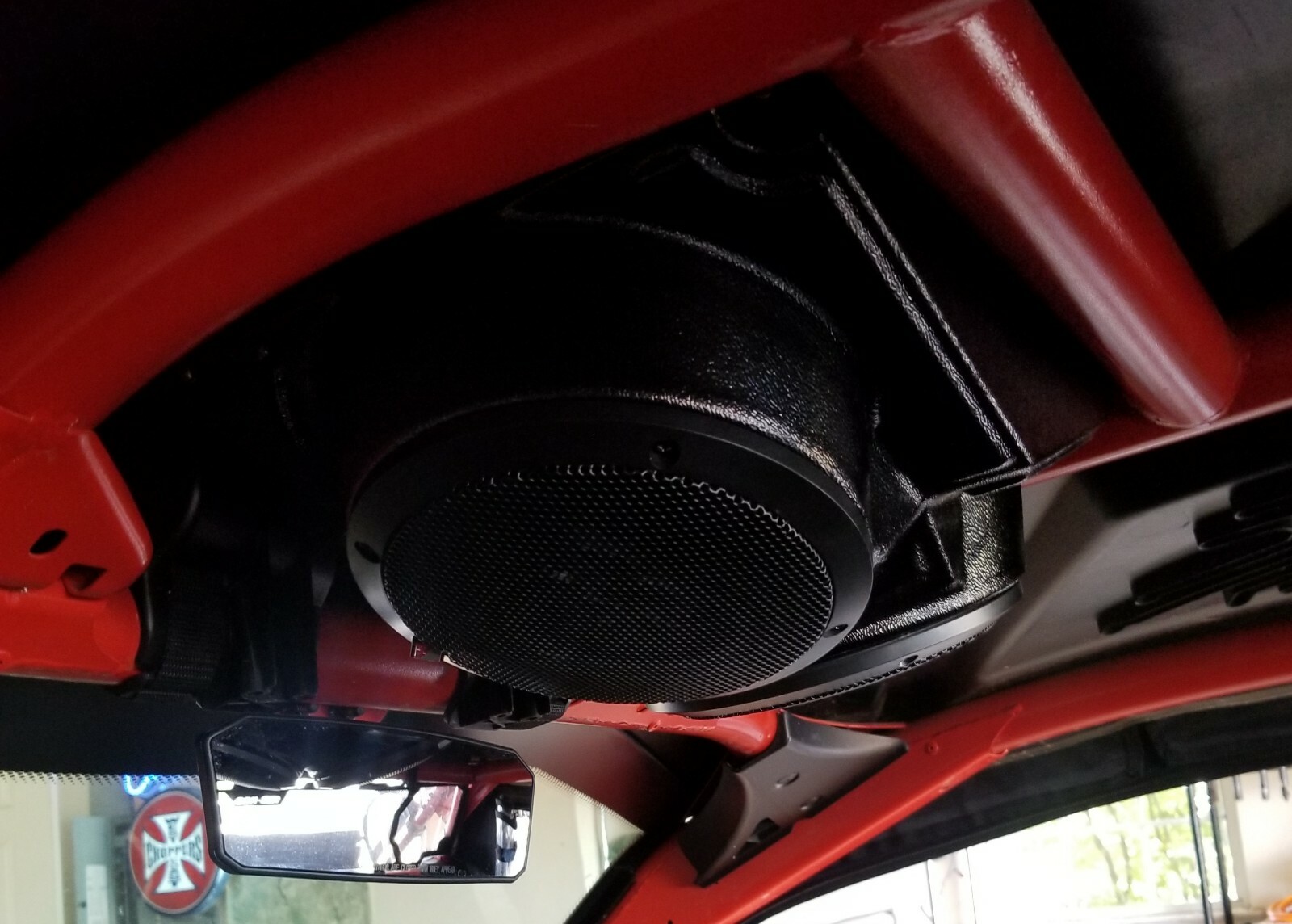 Can Am Maverick X3 x MR x RC DS turbo overhead stereo speaker mount console