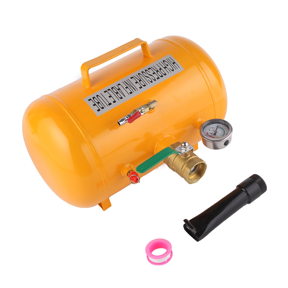 Air Tire Bead Seater 5 Gal Blaster Tool Seating Inflator for Truck 145PSI Yellow