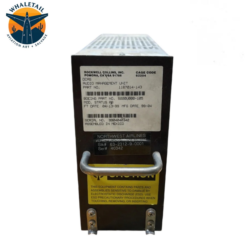 B747 Audio Management Unit