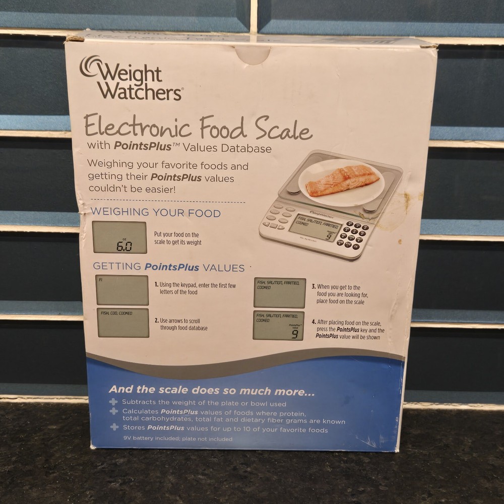 Weight Watchers Electronic Food Scale Points Plus Values Database NEW OPEN BOX
