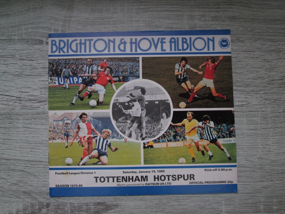 Brighton v Tottenham    19th January 1980   Division 1