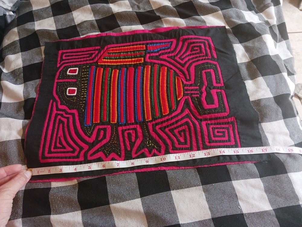 Unframed Mola Panel From Panama