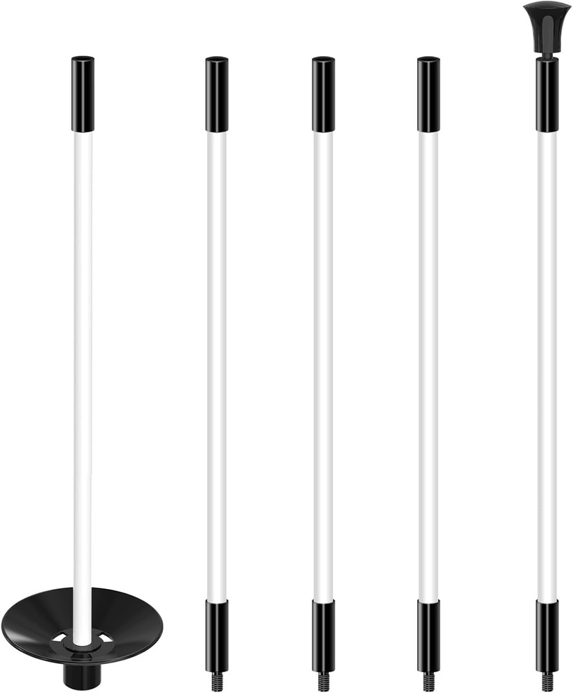 Golf Flagpole DetachableDesign Ball Retrieval Base Perfect for Backyard Practice