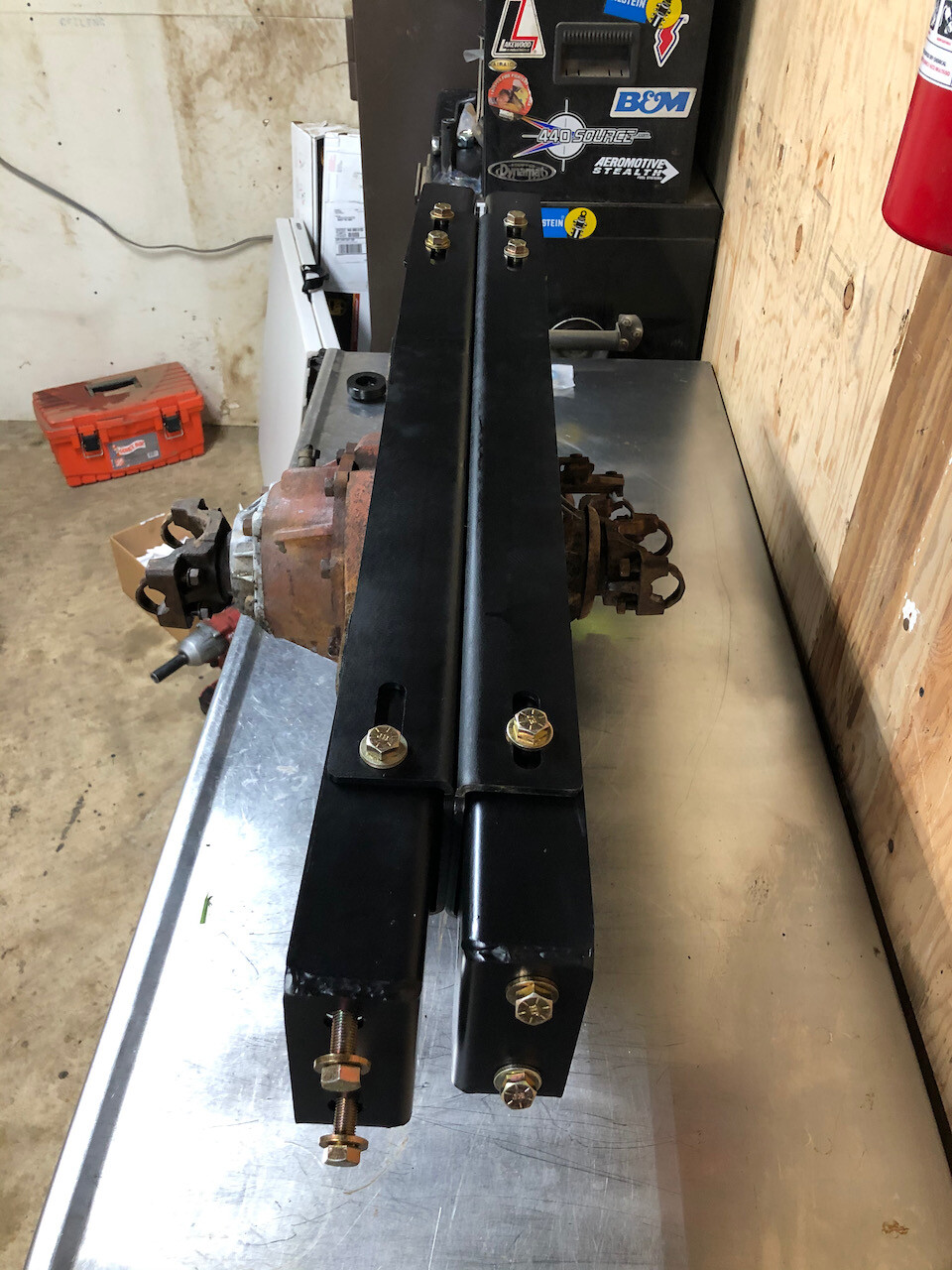 Transfer Case Mounting Bracket Ford NP205 Divorced crossmember 4x4 truck frame