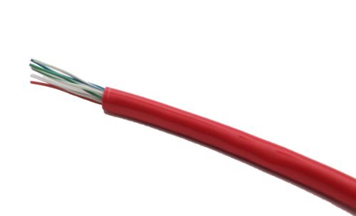 RiteAV 250FT ( 76.2M ) Bulk Raw CAT5e Ethernet Cable (No Ends) Red
