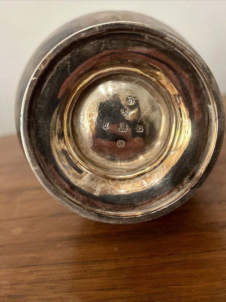 Engraved Vintage Silverware Plate Pitcher Jug Silver Plated