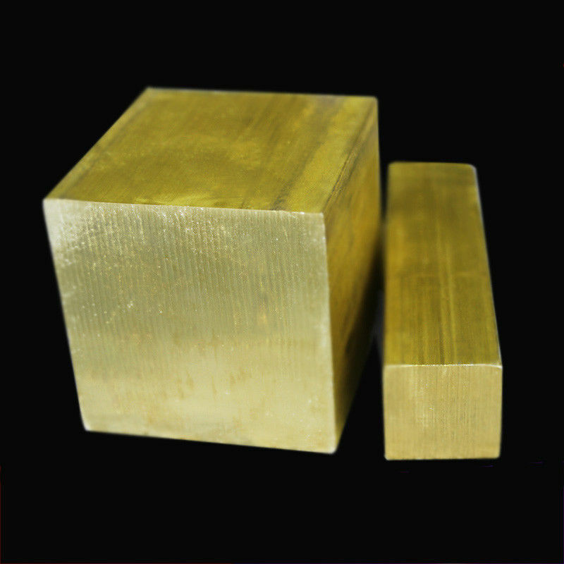 BRASS SQUARE BAR/Cube - SOLID - many Lengths & diameters - lathe milling