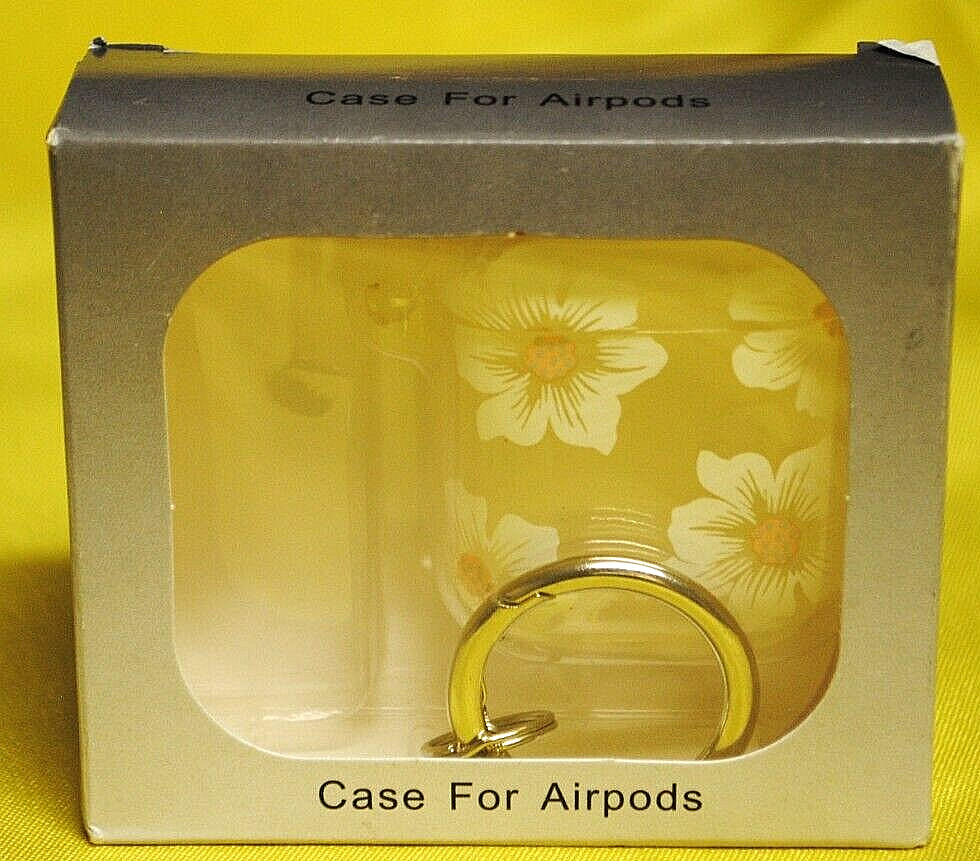 Maxjoy Airpod Case -- Flower with Keychain - NEW