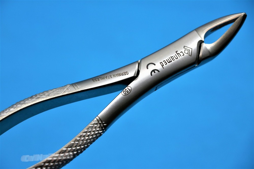 GERMAN GRADE AUTOCLAVABLE PASSIVATED DENTAL EXTRACTING EXTRACTION FORCEPS #150