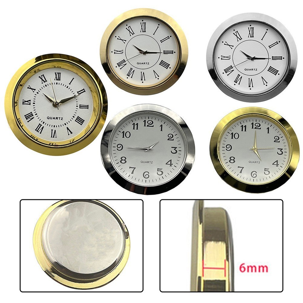 Exquisite Miniature Clock Insert Quartz Movement for Creative Projects