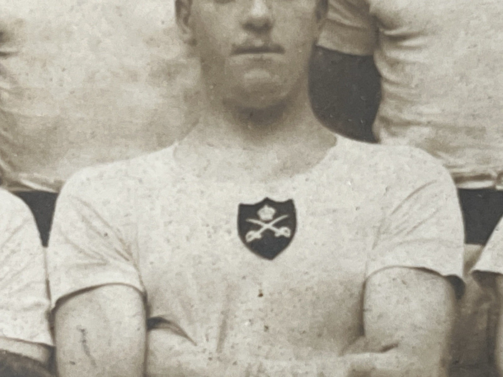 The Royal Welsh Welch Fusiliers Gymnasium Team Black & White Photograph Mounted