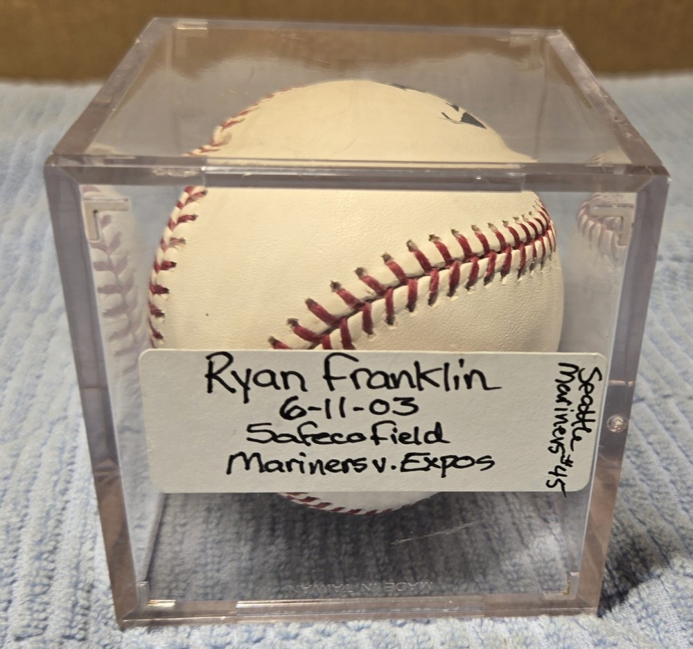 Ryan Franklin Autographed Baseball