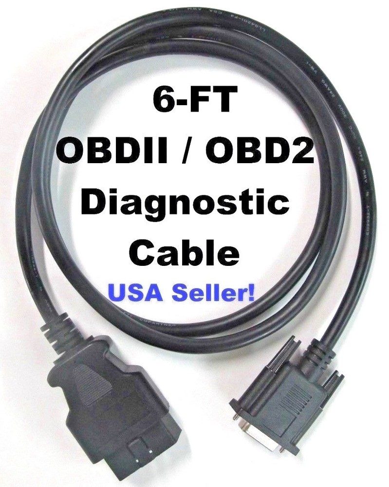 Replacement OBD2 OBDII Scanner Main Cable for MATCO Quickcode MD9000 Code Reader