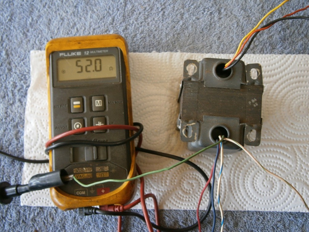 DYNACO Z 237 AUDIO OUTPUT TRANSFORMER, 8k push pull Ultra Linear SHOWN TESTING